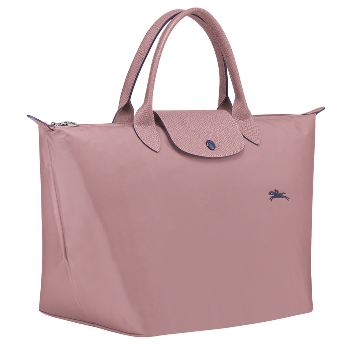 Longchamp Le Pliage Club Medium Top Handle  Bag Antique Pink-Top Handle Bag-Longchamp