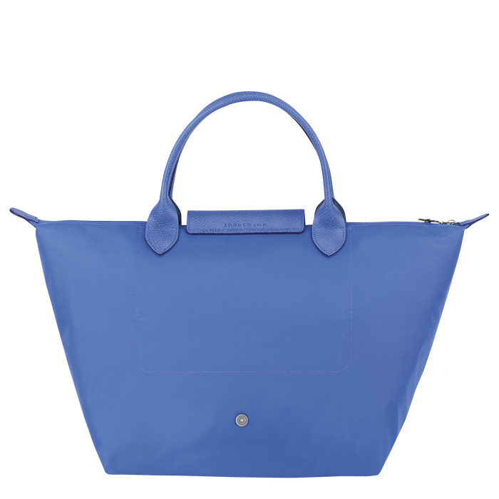 Longchamp Le Pliage Club Medium Top Handle  Bag Blue-Top Handle Bag-Longchamp