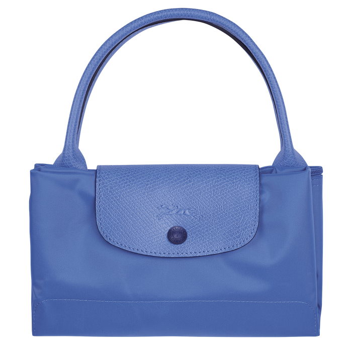 Longchamp Le Pliage Club Medium Top Handle  Bag Blue-Top Handle Bag-Longchamp