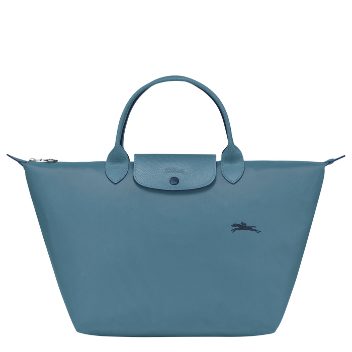 Longchamp Le Pliage Club Medium Top Handle  Bag Thunderstorm-Top Handle Bag-Longchamp