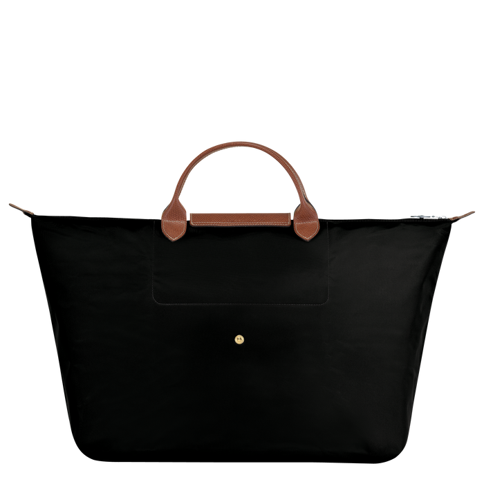 Longchamp  Le Pliage  Large Travel Bag  Black-Travel Bag-Longchamp