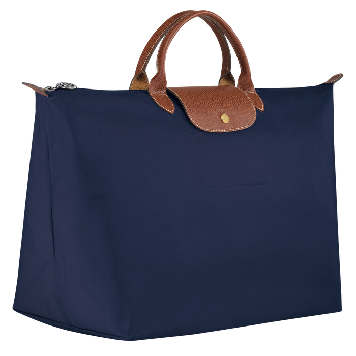 Longchamp  Le Pliage  Large Travel Bag Navy-Travel Bag-Longchamp