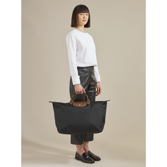 Longchamp  Le Pliage  Large Travel Bag Bilberry-Travel Bag-Longchamp
