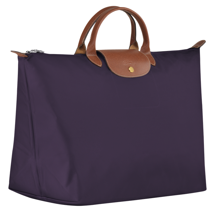 Longchamp  Le Pliage  Large Travel Bag Bilberry-Travel Bag-Longchamp