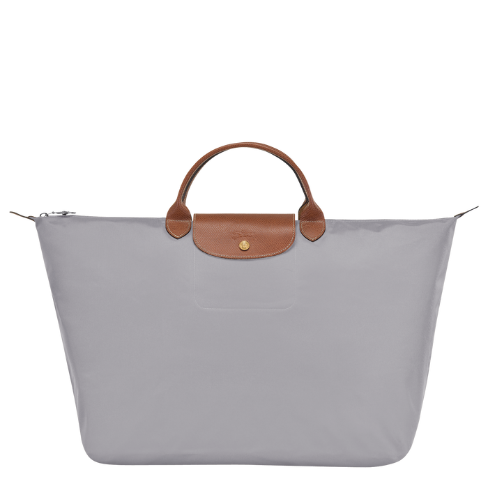 Longchamp  Le Pliage  Large Travel Bag  Grey-Travel Bag-Longchamp