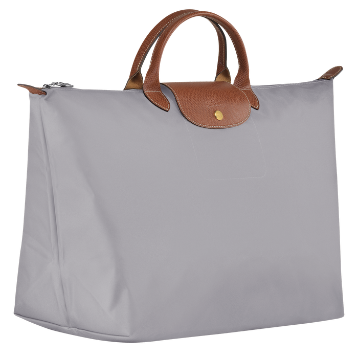 Longchamp  Le Pliage  Large Travel Bag  Grey-Travel Bag-Longchamp
