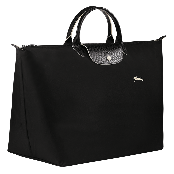 Longchamp  Le Pliage Club Large Travel Bag Black-Travel Bag-Longchamp