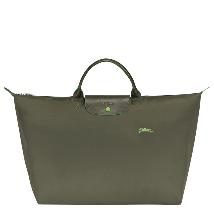 Longchamp  Le Pliage Club Large Travel Bag Longchamp Green-Travel Bag-Longchamp