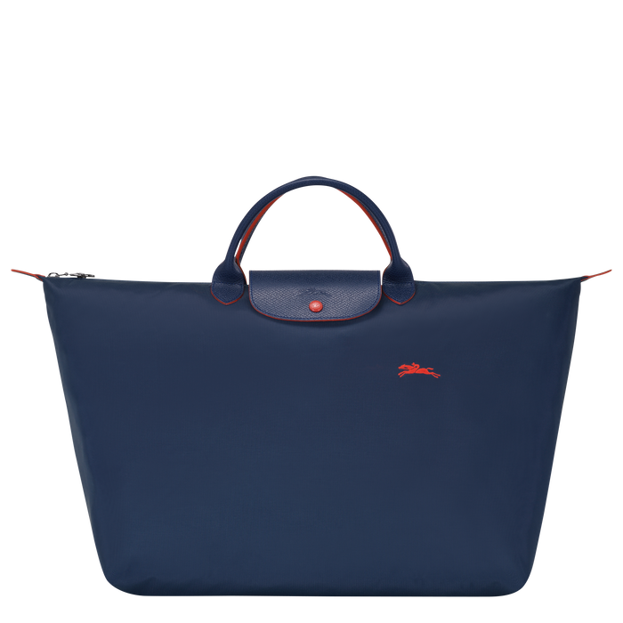 Longchamp  Le Pliage Club Large Travel Bag Navy-Travel Bag-Longchamp