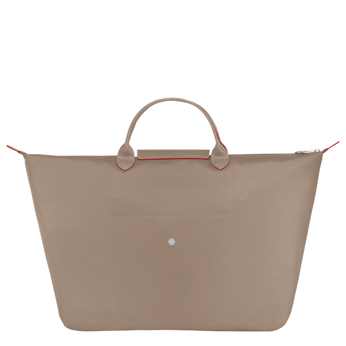 Longchamp  Le Pliage Club Large Travel Bag Brown-Travel Bag-Longchamp