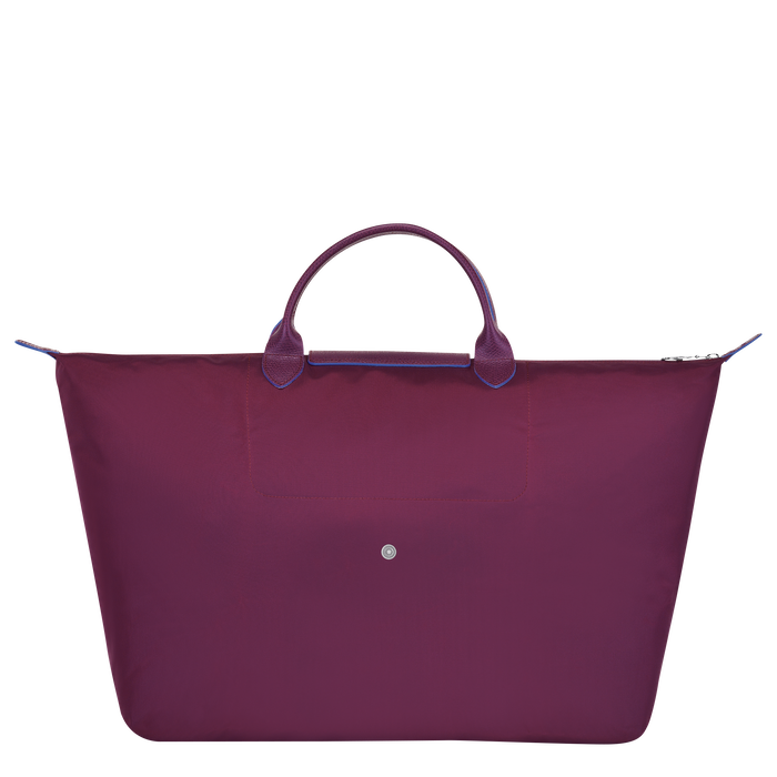 Longchamp  Le Pliage Club Large Travel Bag Plum-Travel Bag-Longchamp