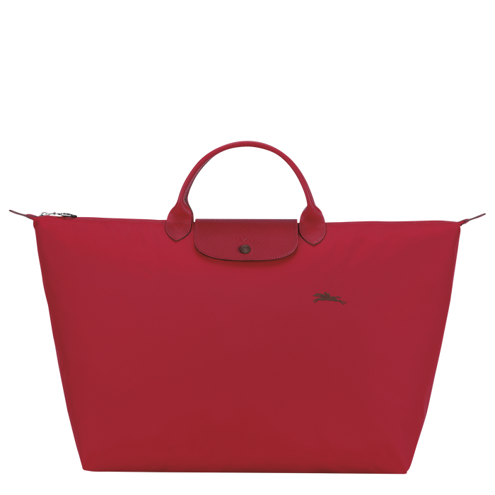 Longchamp  Le Pliage Club Large Travel Bag Red-Travel Bag-Longchamp