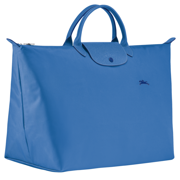 Longchamp  Le Pliage Club Large Travel Bag Blue-Travel Bag-Longchamp