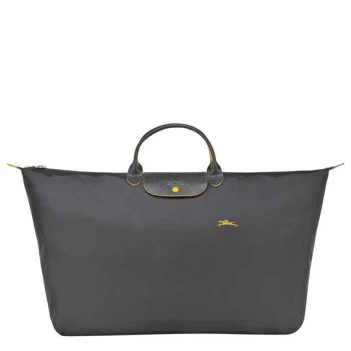 Longchamp  Le Pliage Club Extra Large XL Travel Bag Gun Metal-Travel Bag-Longchamp