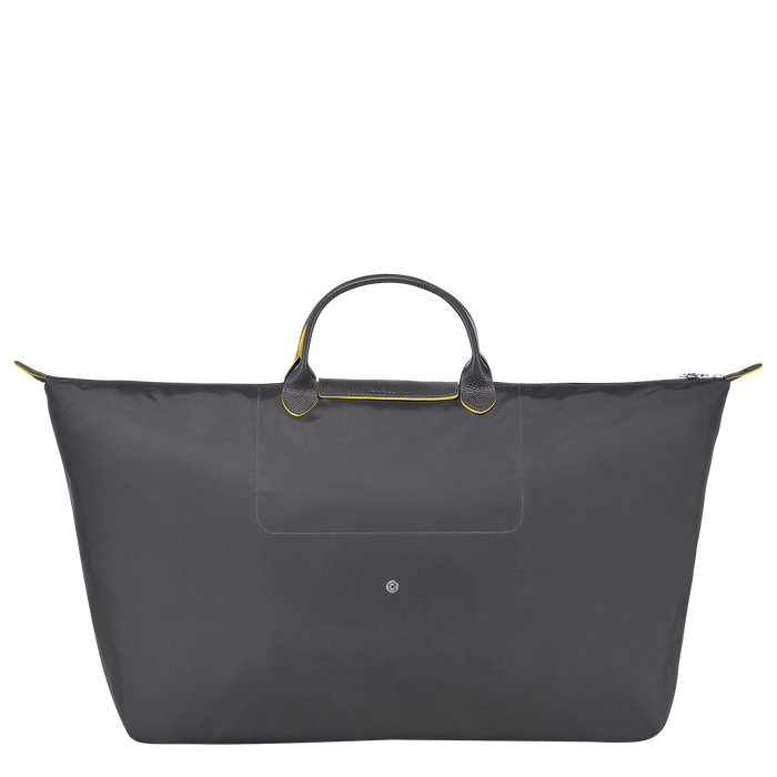 Longchamp  Le Pliage Club Extra Large XL Travel Bag Gun Metal-Travel Bag-Longchamp