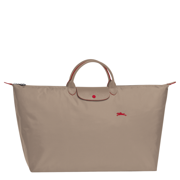 Longchamp  Le Pliage Club Extra Large XL Travel Bag Brown-Travel Bag-Longchamp