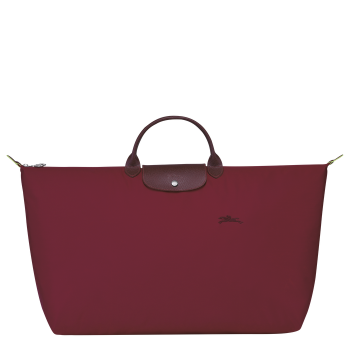 Longchamp  Le Pliage Green XL Extra Large Travel Bag Red-Travel Bag-Longchamp