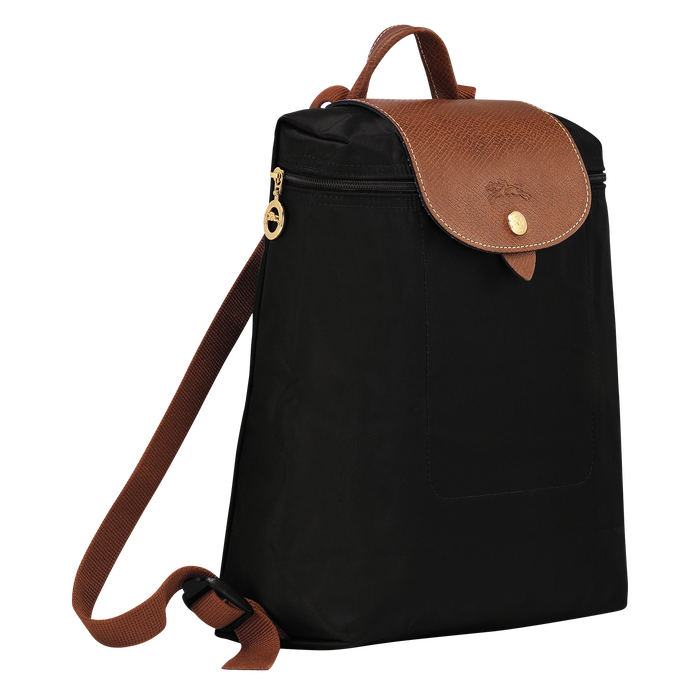 Longchamp Le Pliage Backpack Black-Backpack-Longchamp