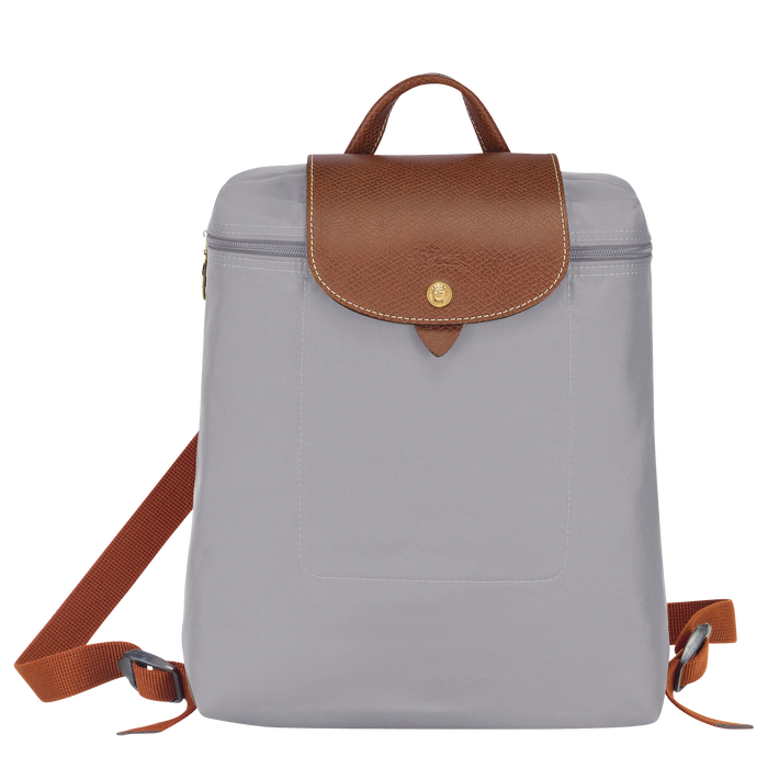 Longchamp Le Pliage Backpack Grey-Backpack-Longchamp