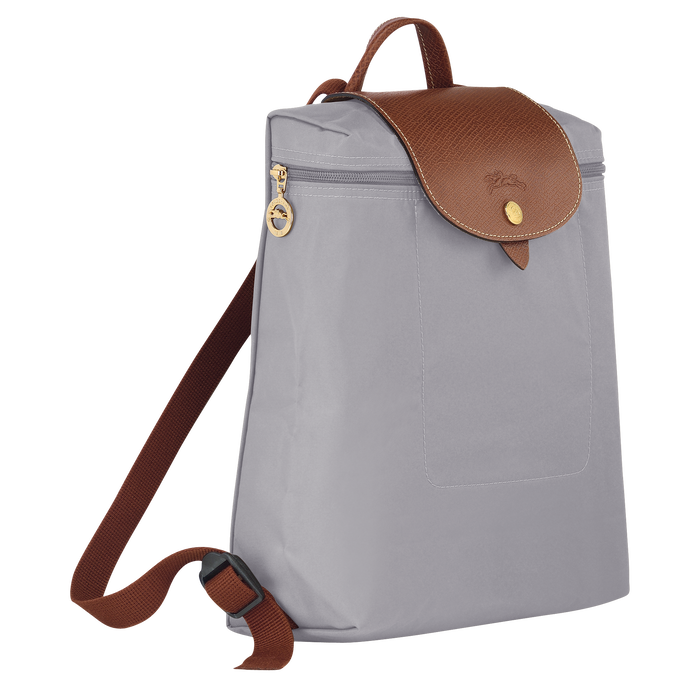 Longchamp Le Pliage Backpack Grey-Backpack-Longchamp
