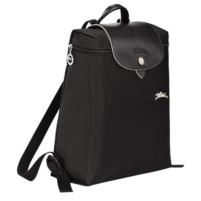 Longchamp Le Pliage Club Backpack Black-Backpack-Longchamp