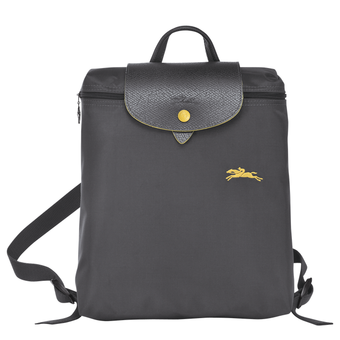 Longchamp Le Pliage Club Backpack Gun Metal-Backpack-Longchamp