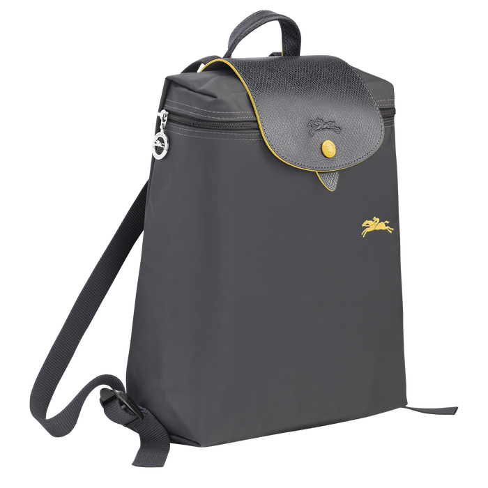 Longchamp Le Pliage Club Backpack Gun Metal-Backpack-Longchamp