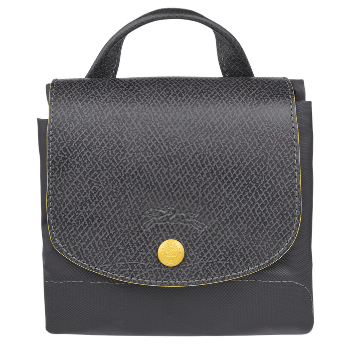 Longchamp Le Pliage Club Backpack Gun Metal-Backpack-Longchamp
