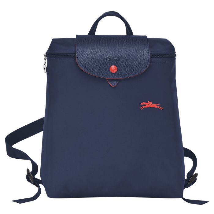 Longchamp Le Pliage Club Backpack Navy-Backpack-Longchamp