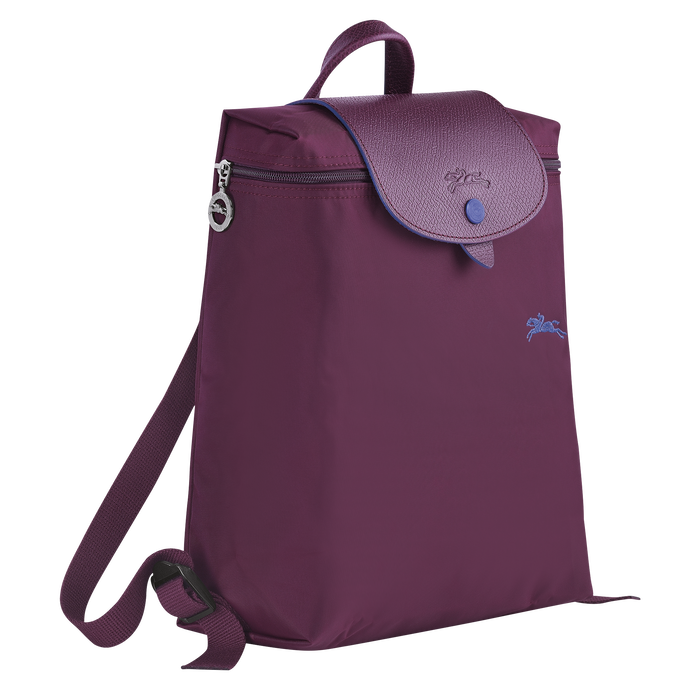 Longchamp Le Pliage Club Backpack Plum-Backpack-Longchamp