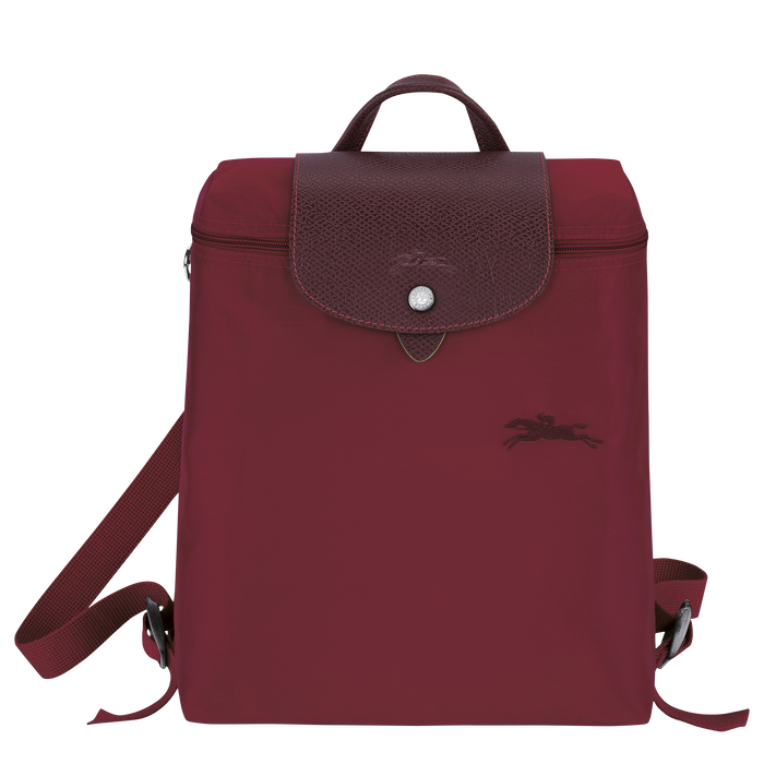 Longchamp Le Pliage Green Backpack Red-Backpack-Longchamp
