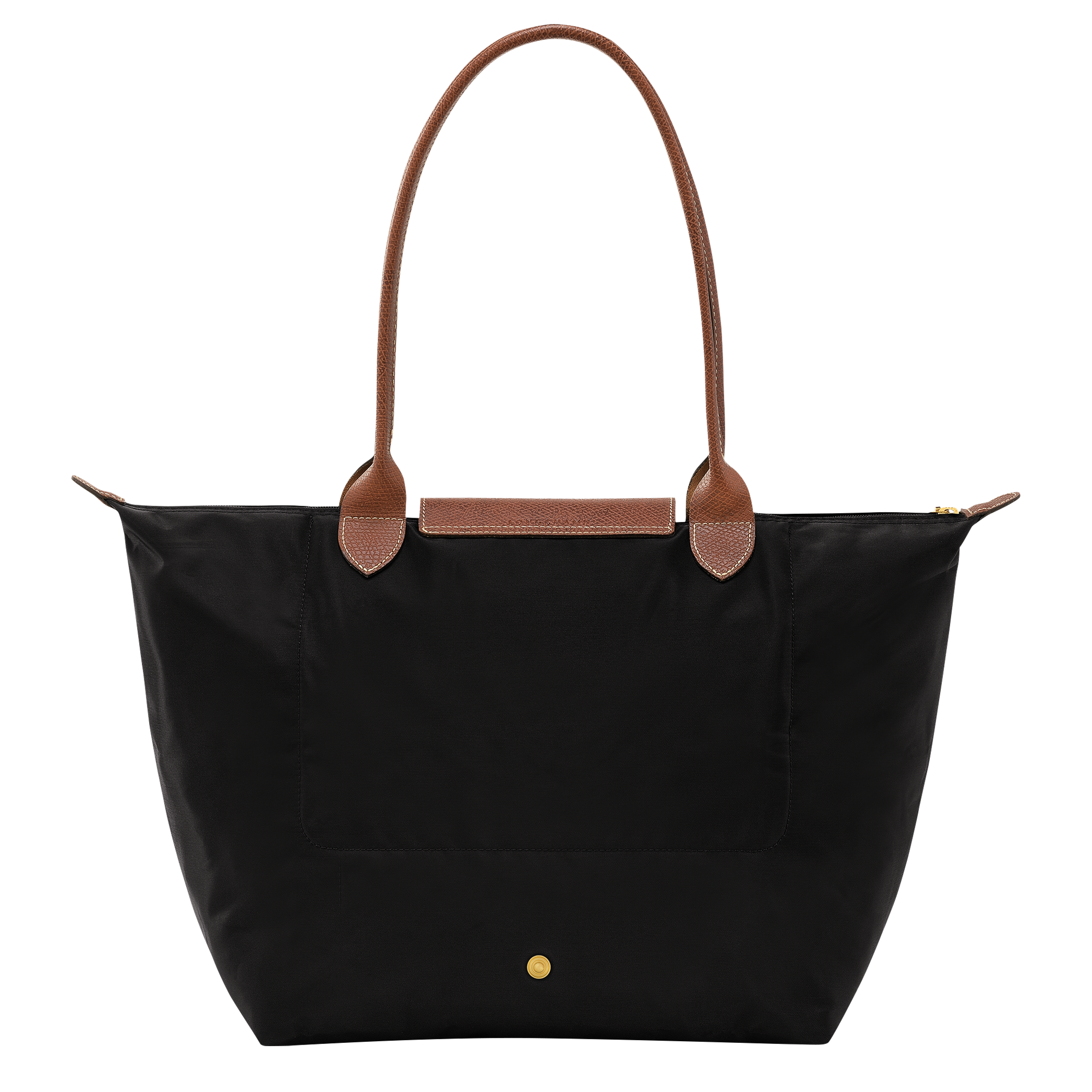 Le Pliage Original L Tote Bag Black - Recycled Canvas