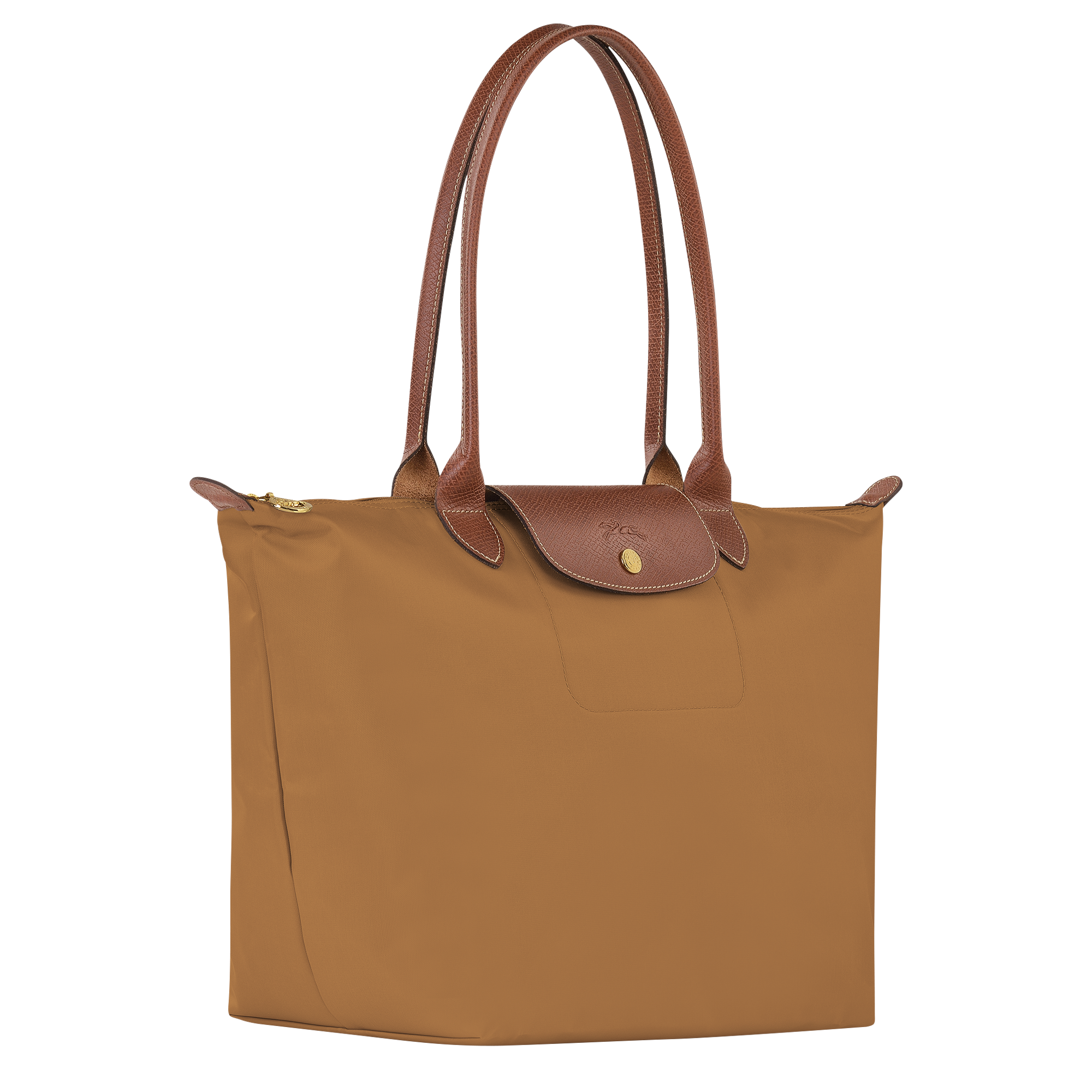 Le Pliage Original L Tote Bag Fawn - Recycled Canvas