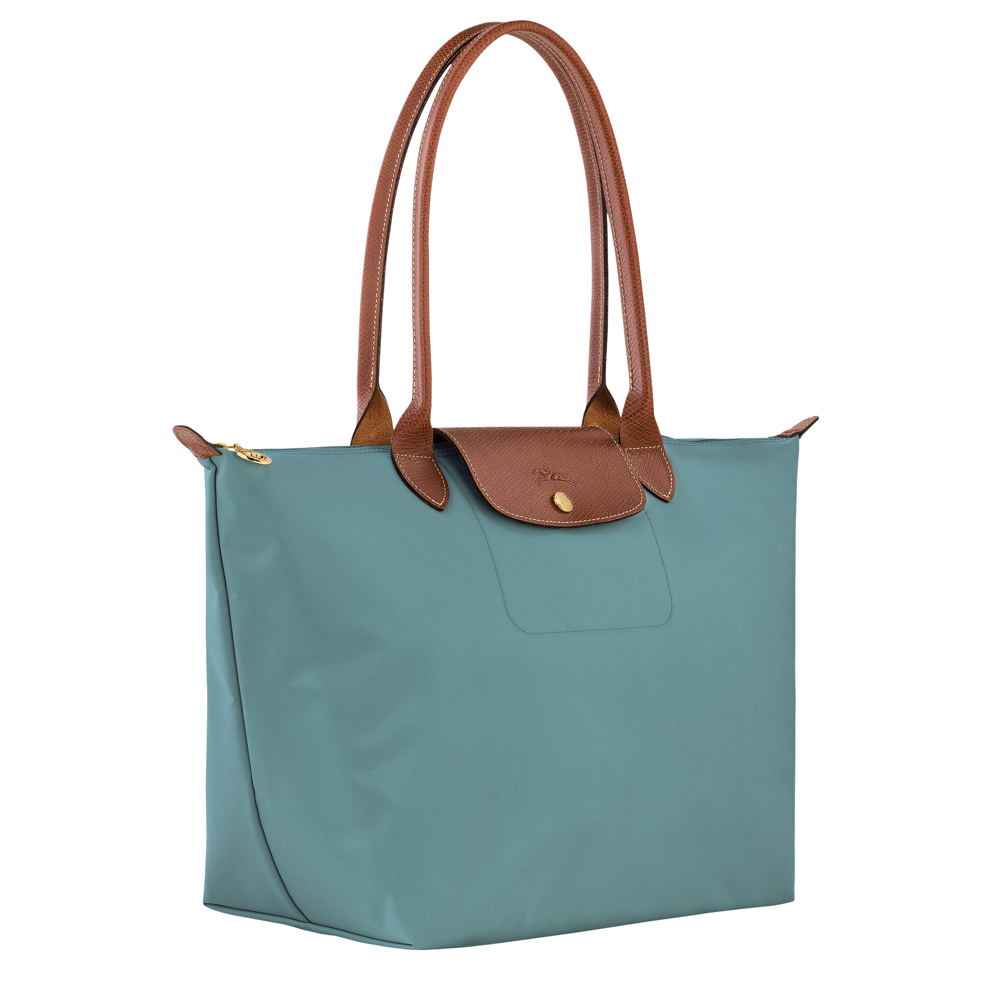 Le Pliage Original L Tote Bag Eucalyptus - Recycled Canvas