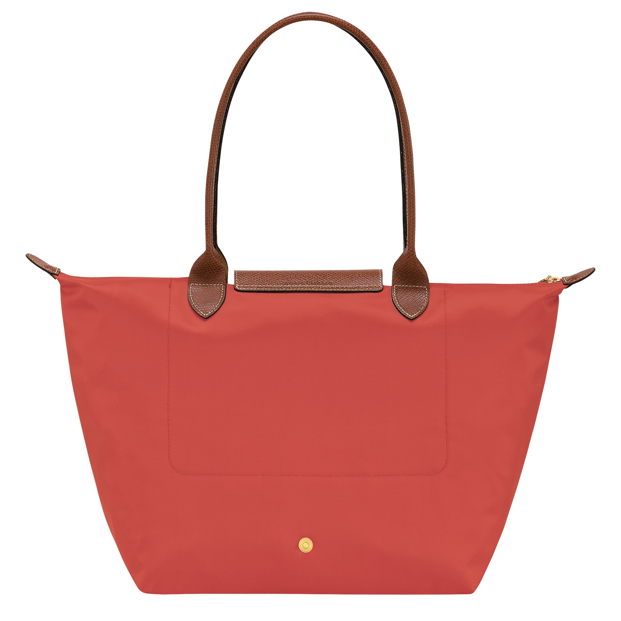 Le Pliage Original L Tote Bag Tomato - Recycled Canvas