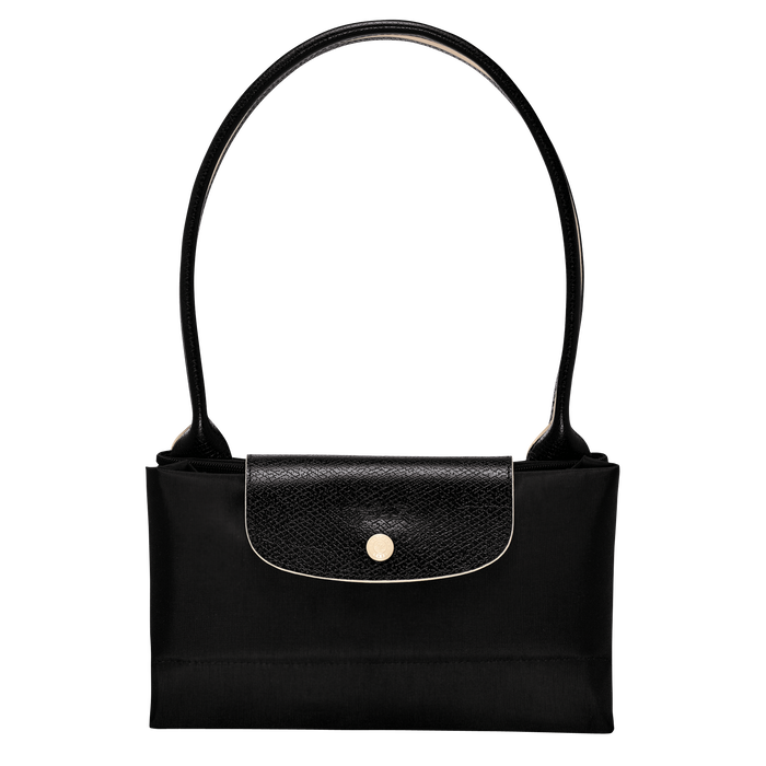 Longchamp Le Pliage Club Large Shoulder Bag Black-Tote Bags-Longchamp