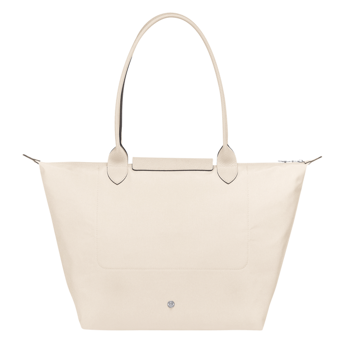 Longchamp Le Pliage Club Large Shoulder Bag Chalk-Tote Bags-Longchamp