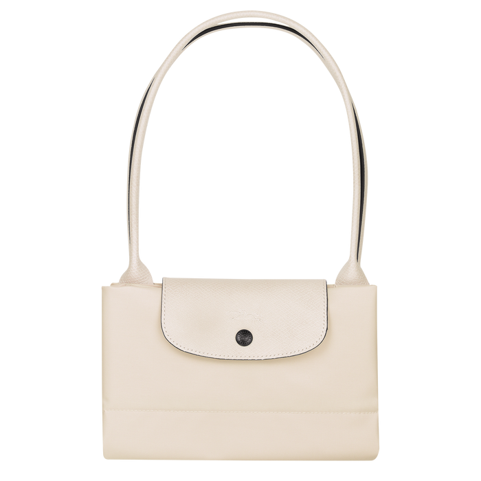 Longchamp Le Pliage Club Large Shoulder Bag Chalk-Tote Bags-Longchamp