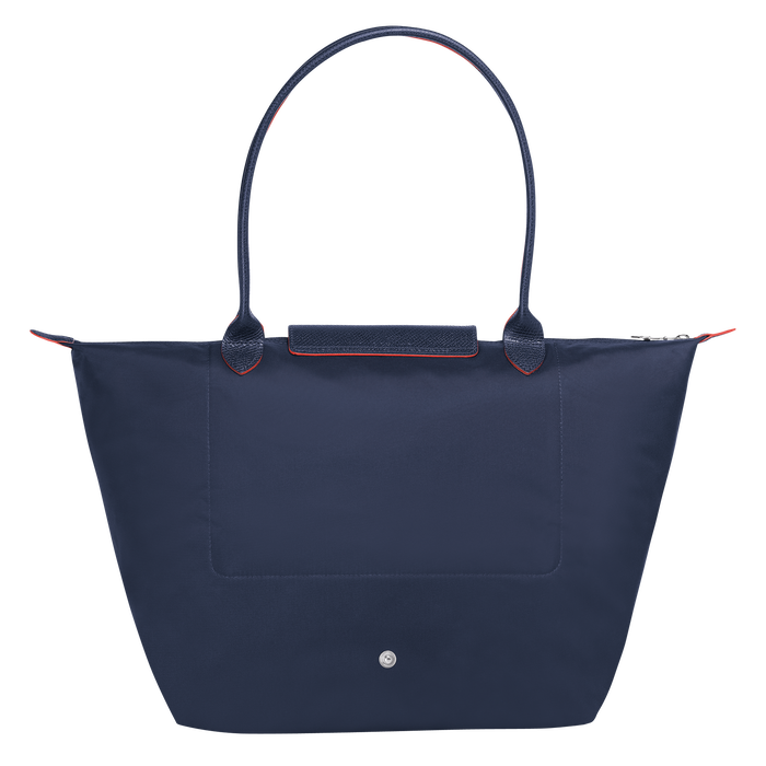 Longchamp Le Pliage Club Large Shoulder Bag Navy-Tote Bags-Longchamp