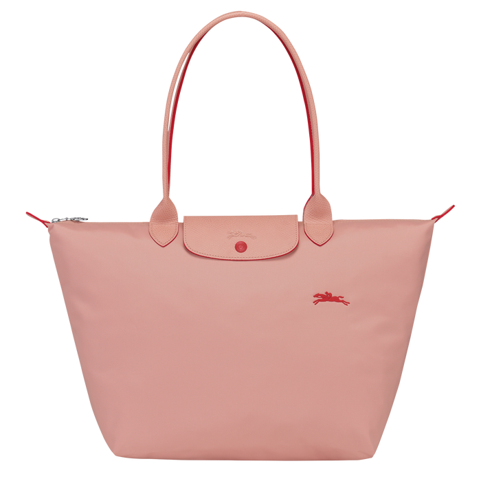 Longchamp Le Pliage Club Large Shoulder Bag Pinky-Tote Bags-Longchamp