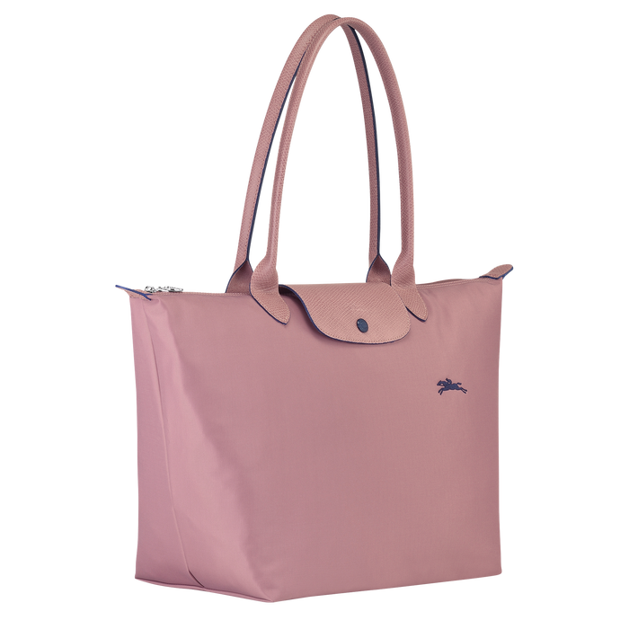 Longchamp Le Pliage Club Large Shoulder Bag Antique Pink-Tote Bags-Longchamp