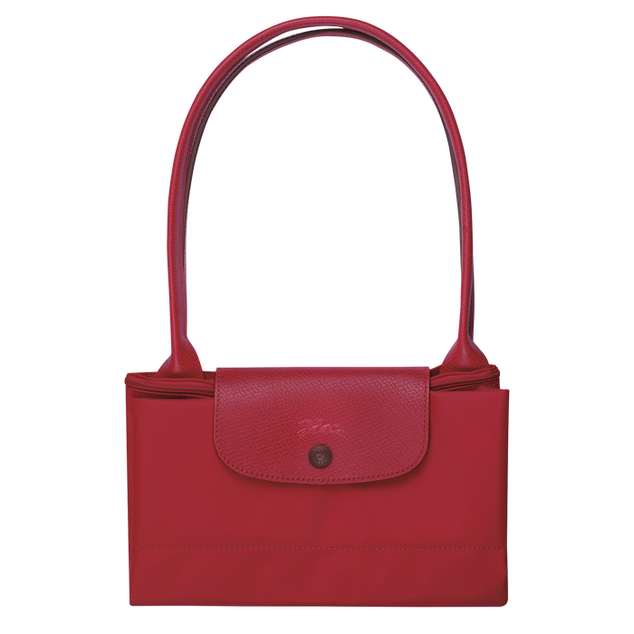 Longchamp Le Pliage Club Large Shoulder Bag Red-Tote Bags-Longchamp