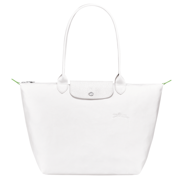 Longchamp Green Le Pliage Original Small Tote Shoulder Bag Snow-Tote Bags-Longchamp