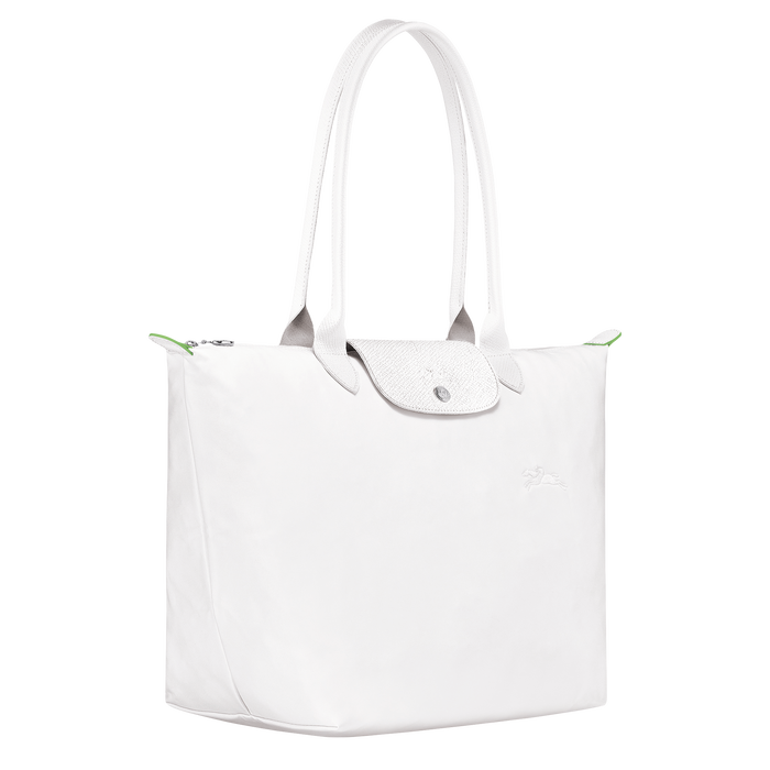 Longchamp Green Le Pliage Original Small Tote Shoulder Bag Snow-Tote Bags-Longchamp