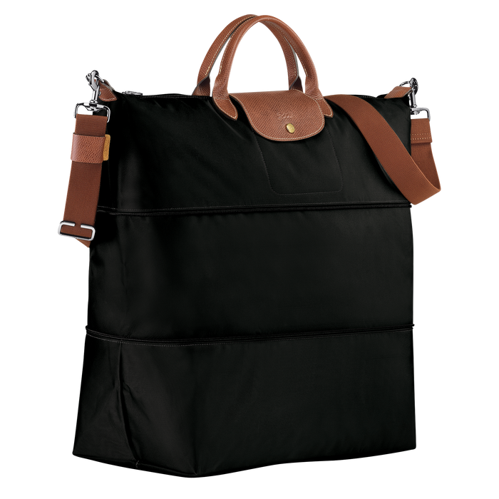 Longchamp  Le Pliage  Expandable Travel Bag  Black-Travel Bag-Longchamp
