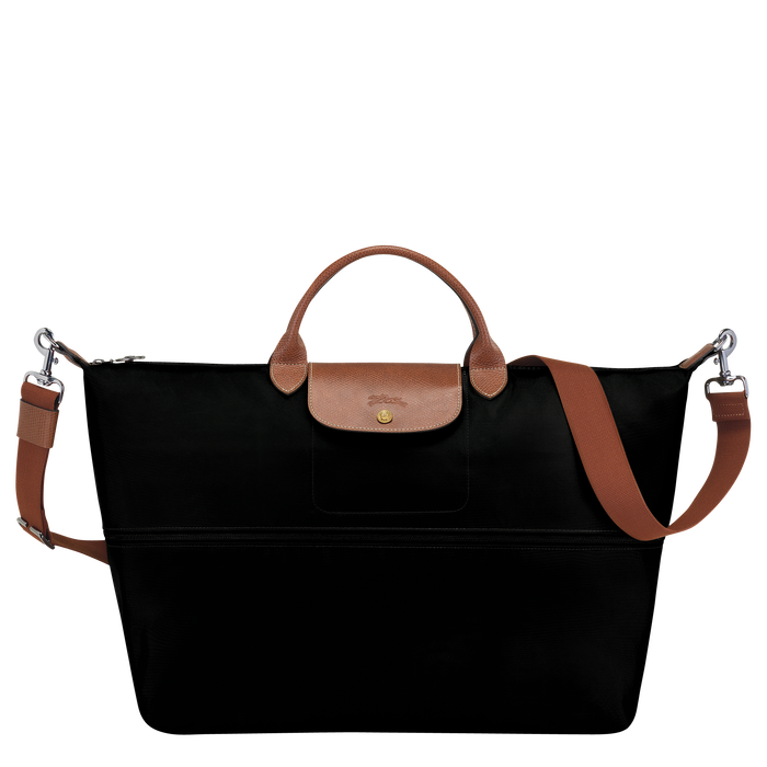 Longchamp  Le Pliage  Expandable Travel Bag  Black-Travel Bag-Longchamp