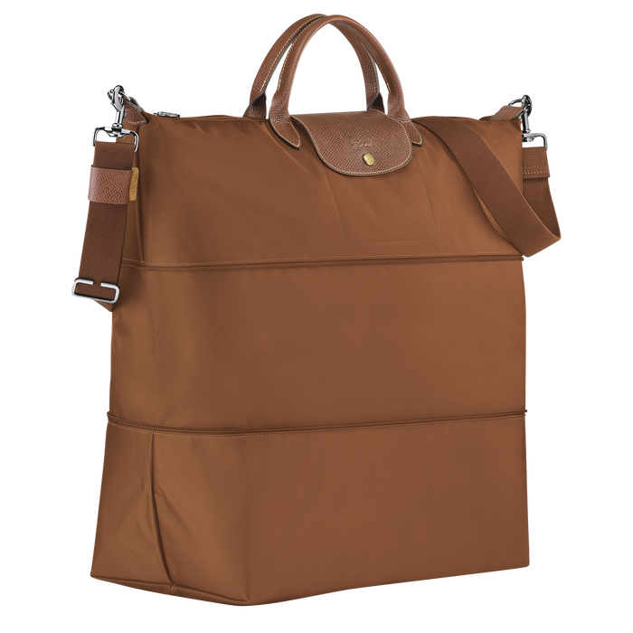 Longchamp  Le Pliage  Expandable Travel Bag Cognac-Travel Bag-Longchamp