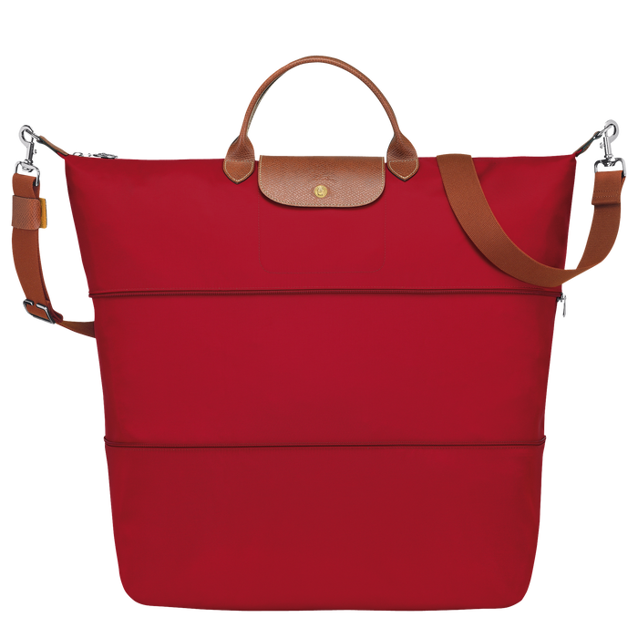 Longchamp  Le Pliage  Expandable Travel Bag Red-Travel Bag-Longchamp