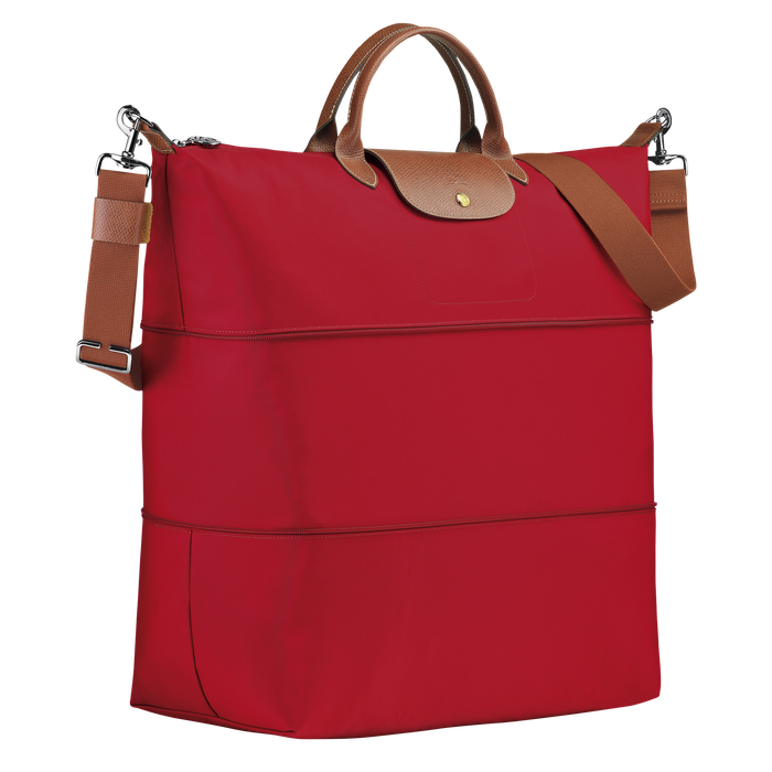 Longchamp  Le Pliage  Expandable Travel Bag Red-Travel Bag-Longchamp