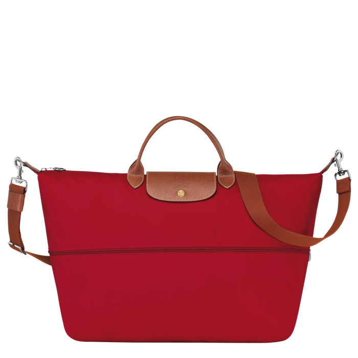 Longchamp  Le Pliage  Expandable Travel Bag Red-Travel Bag-Longchamp